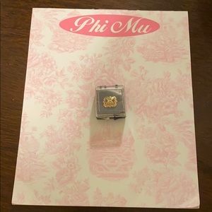 Phi MU Pledge Pin & Note Pad